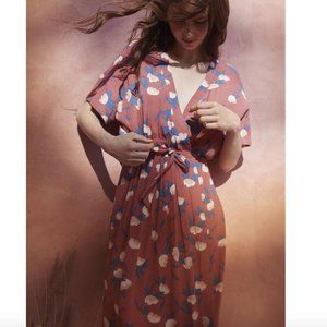 Des Petit Haus Floral Wrap Dress